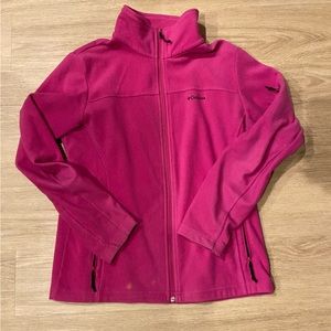 Columbia Fleece Jacket Pink Large